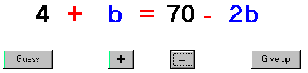 Equation: 4+b=70-2b